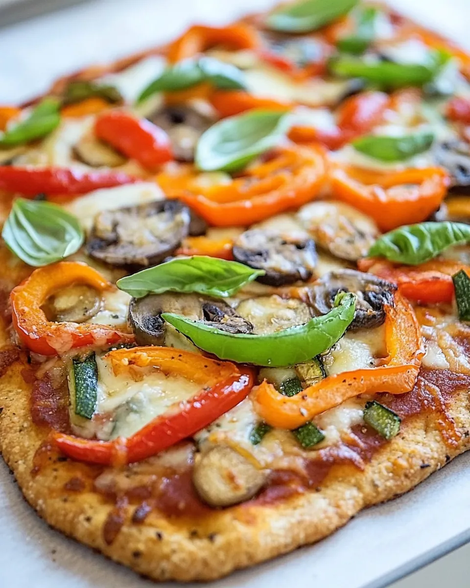 Flatbread Veggie Pizza
