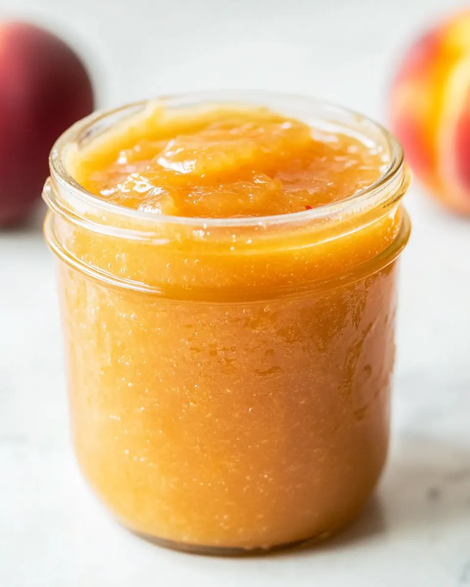 Freezer Peach Jam