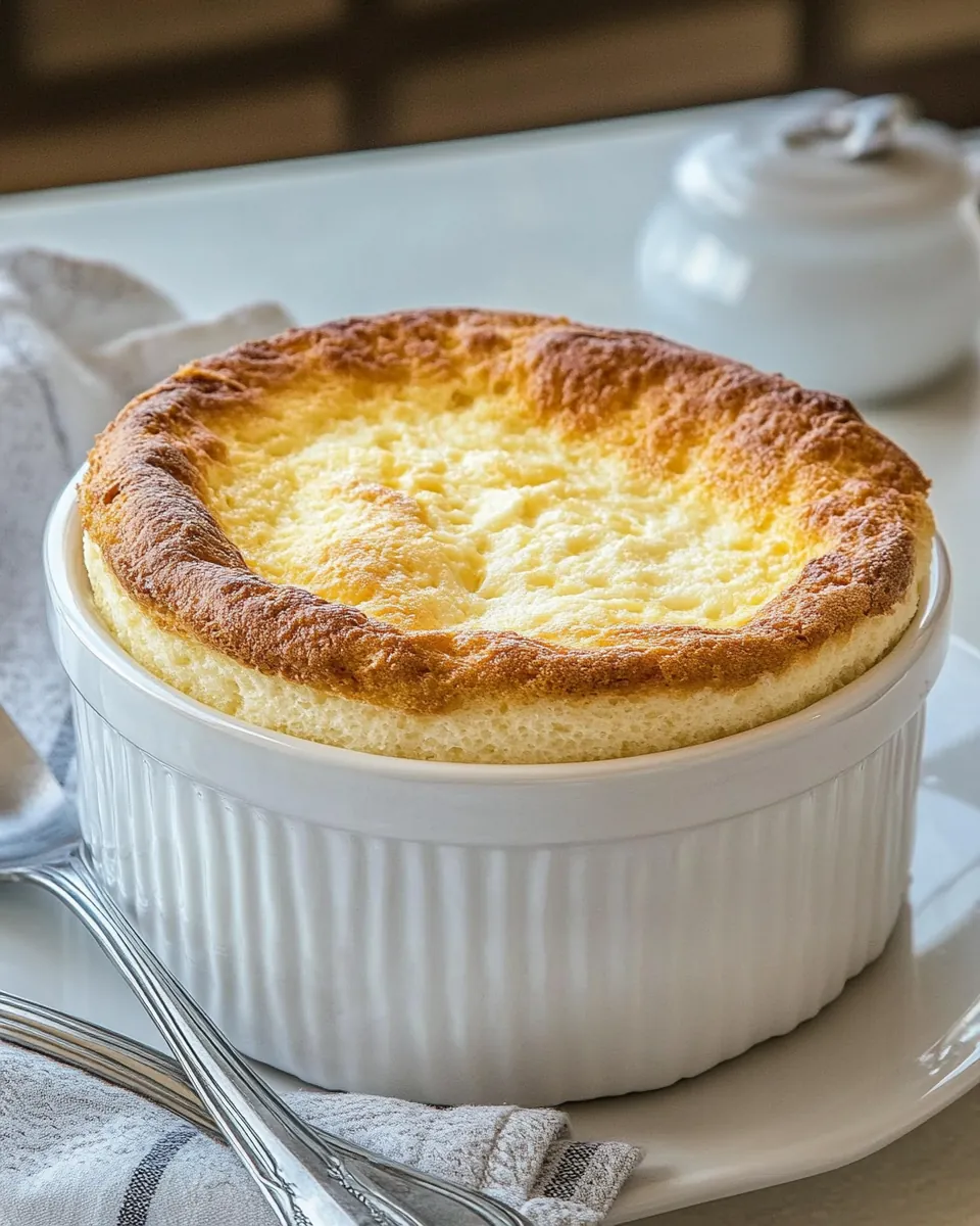 French Gruyere Soufflé