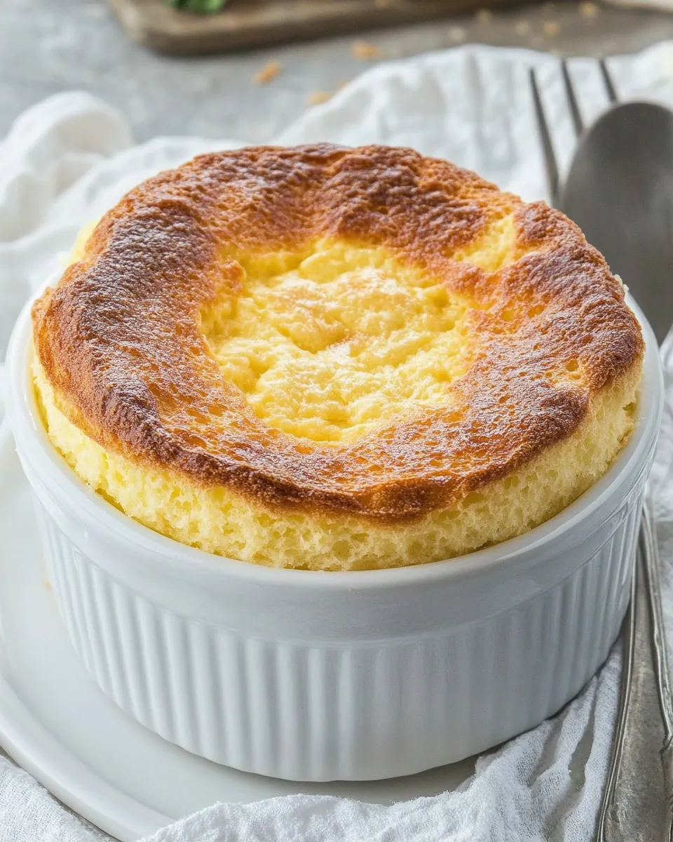 French Gruyere Soufflé