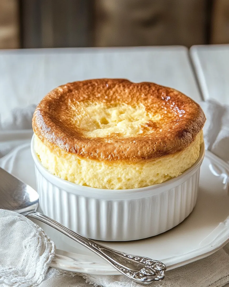French Gruyere Soufflé