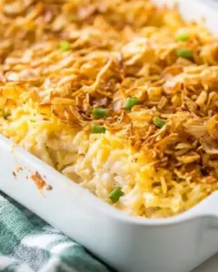 French Onion Chicken Rice Casserole