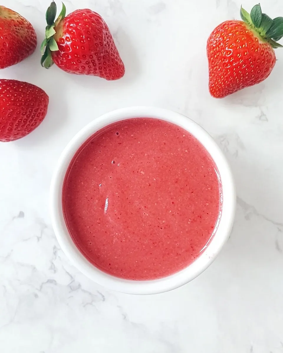 Fresh Strawberry Puree