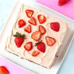 Fresh Strawberry Sheet Cake