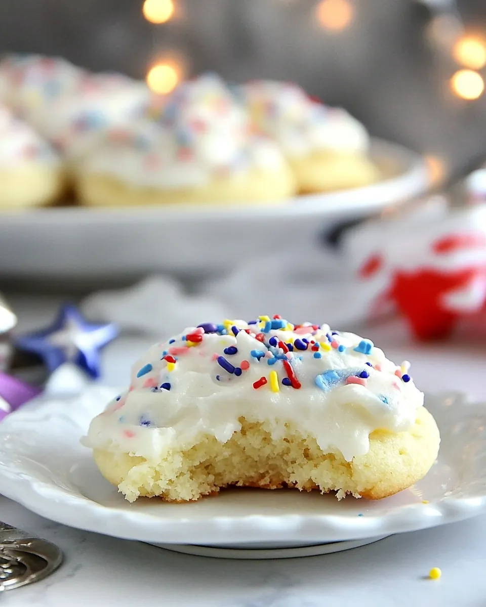 Frosted Soft Sugar Cookie Recipe