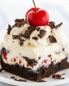 Frozen Brownie Sundae