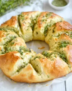 Garlic Herb Bread Wreath