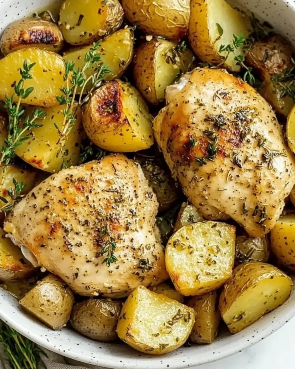 Garlic Herb Chicken and Potatoes