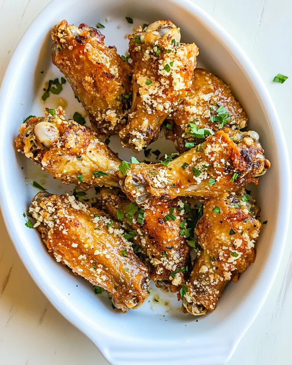 Garlic Parmesan Chicken Wings