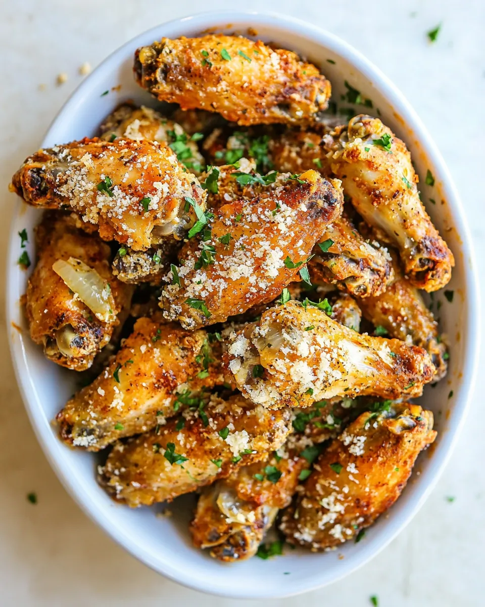 Garlic Parmesan Chicken Wings