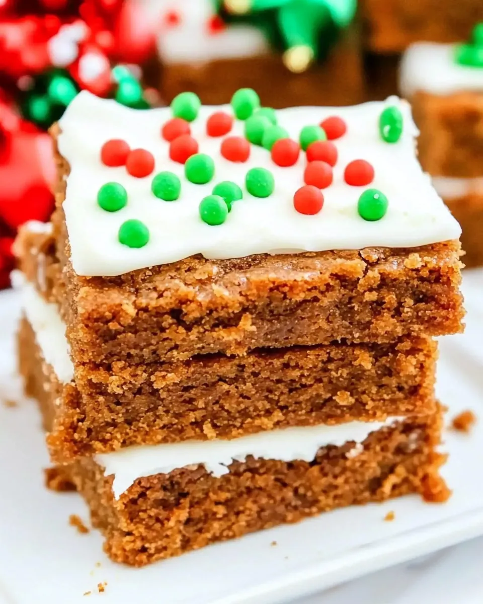 Gingerbread Bars