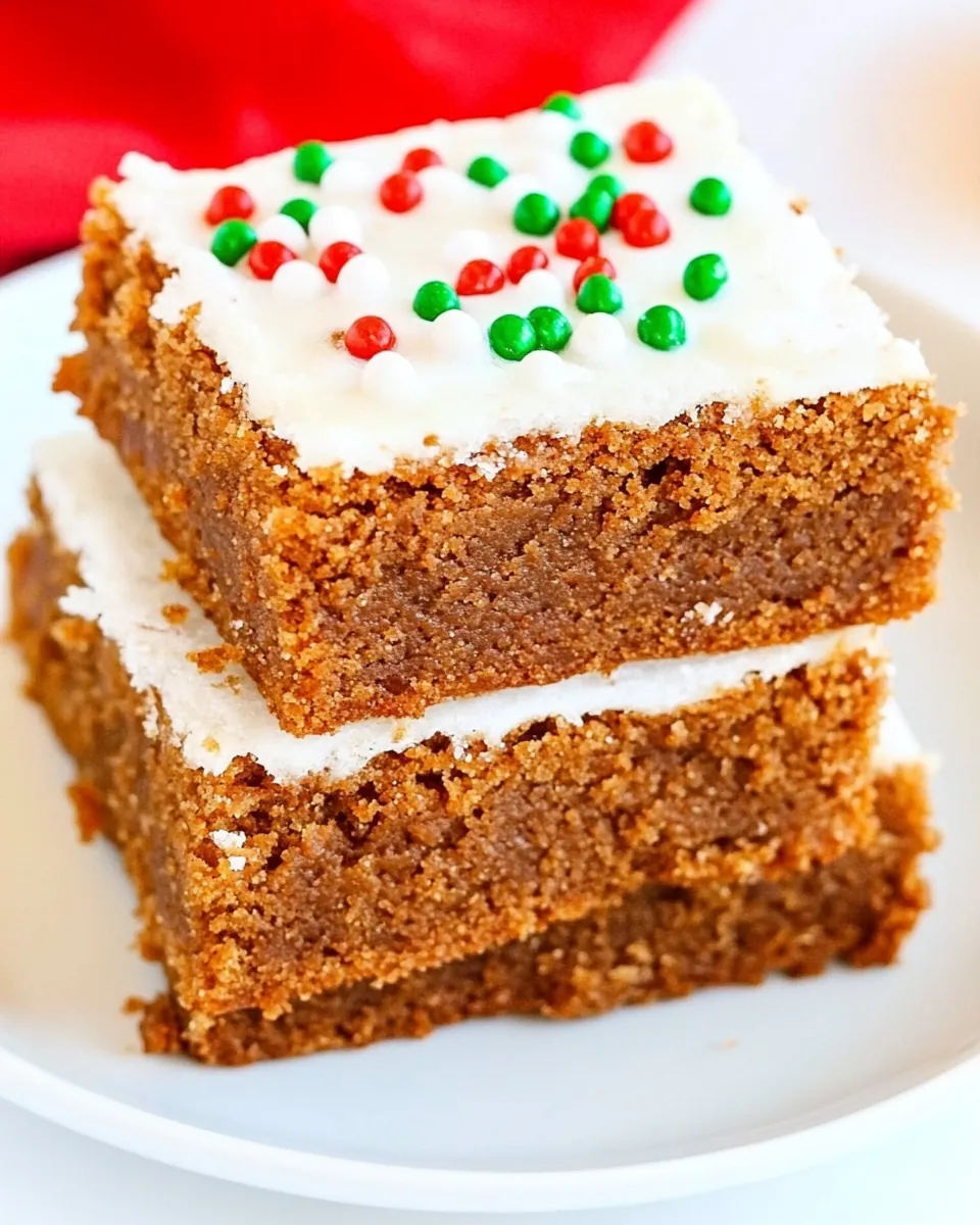Gingerbread Bars