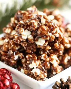Gingerbread Caramel Popcorn