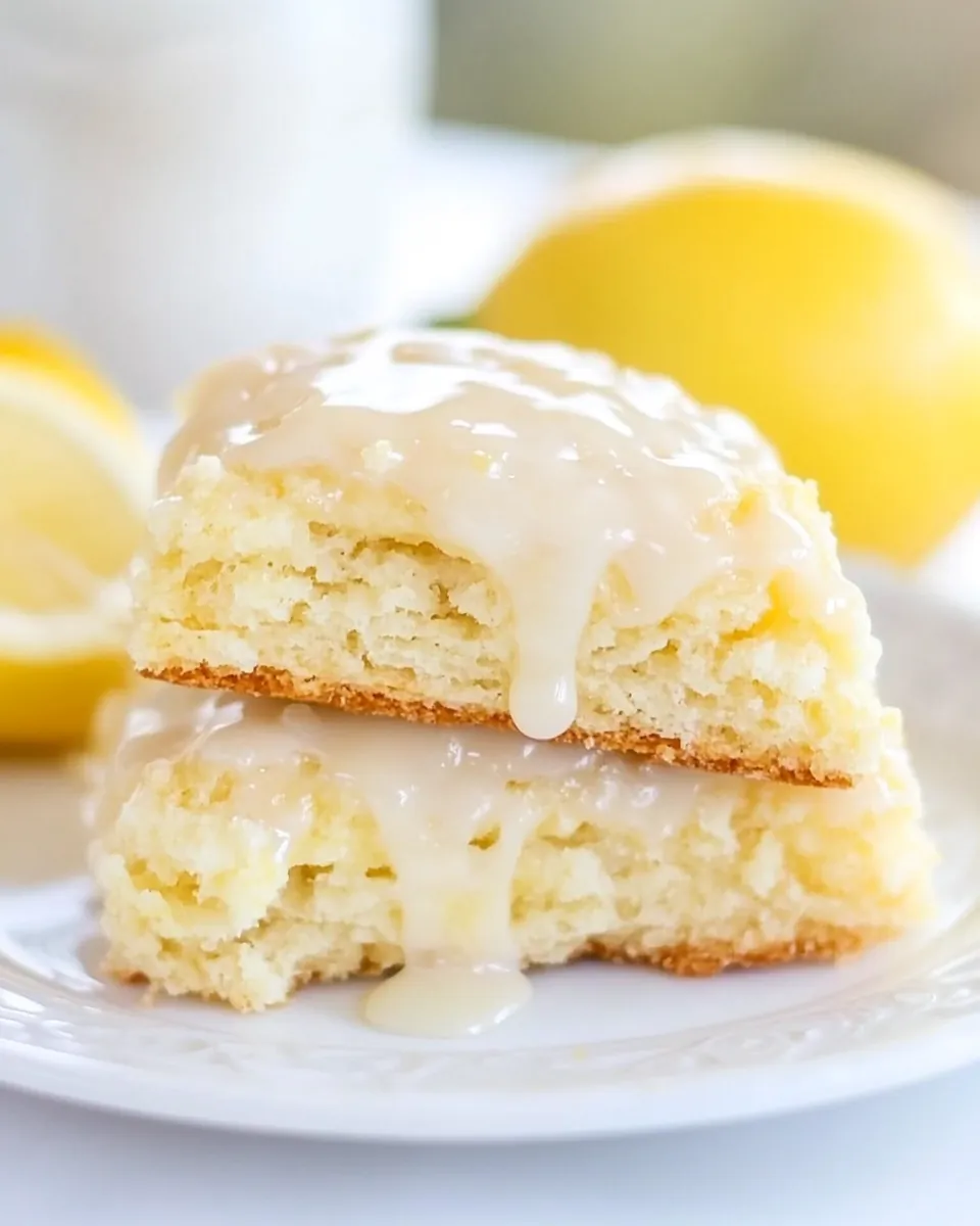 Glazed Lemon Scones