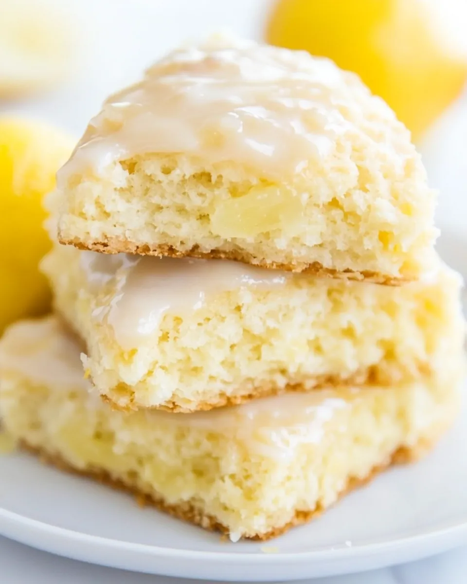 Glazed Lemon Scones