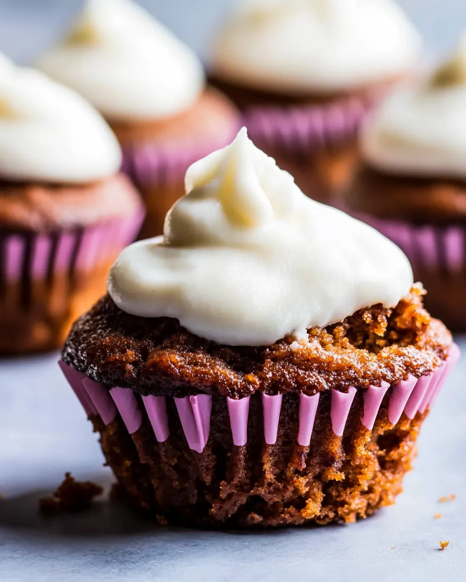 Gluten Free Carrot Cake Cupcakes