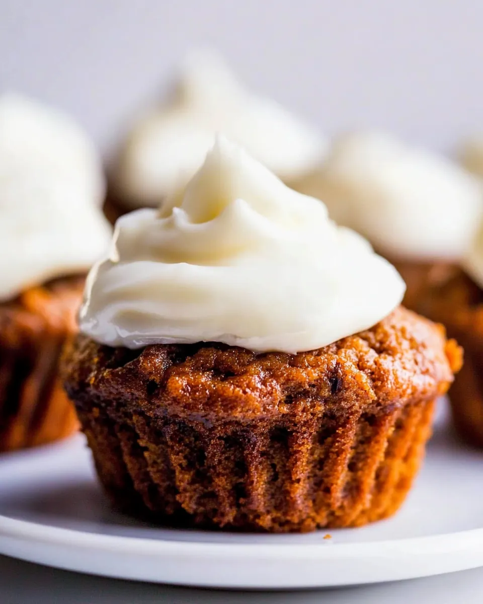 Gluten Free Carrot Cake Cupcakes