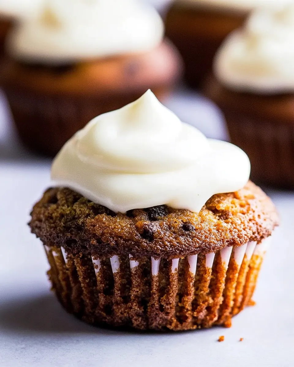 Gluten Free Carrot Cake Cupcakes