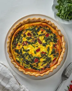 Goat Cheese Quiche