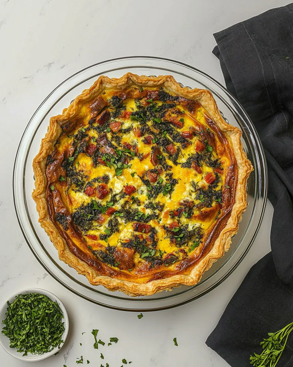 Goat Cheese Quiche
