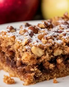 Grandma’s Cozy Applesauce Walnut Cake