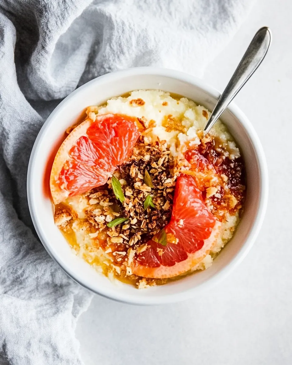 Grapefruit Brûlée Breakfast Bowl