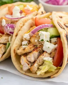Greek Chicken Wraps