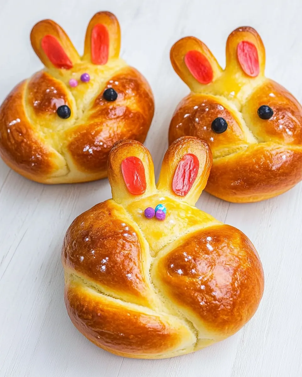 Greek Easter Bunny Bread
