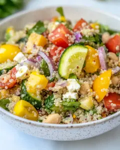 Greek Quinoa Chopped Salad
