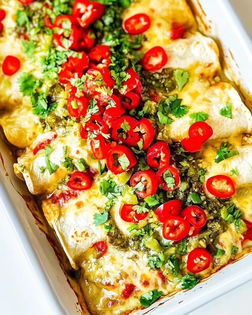 Green Chile Enchiladas