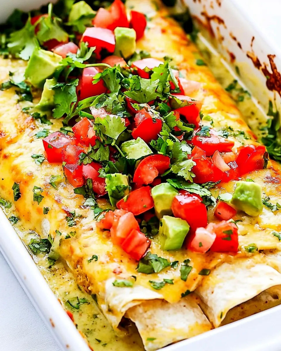 Green Chile Enchiladas