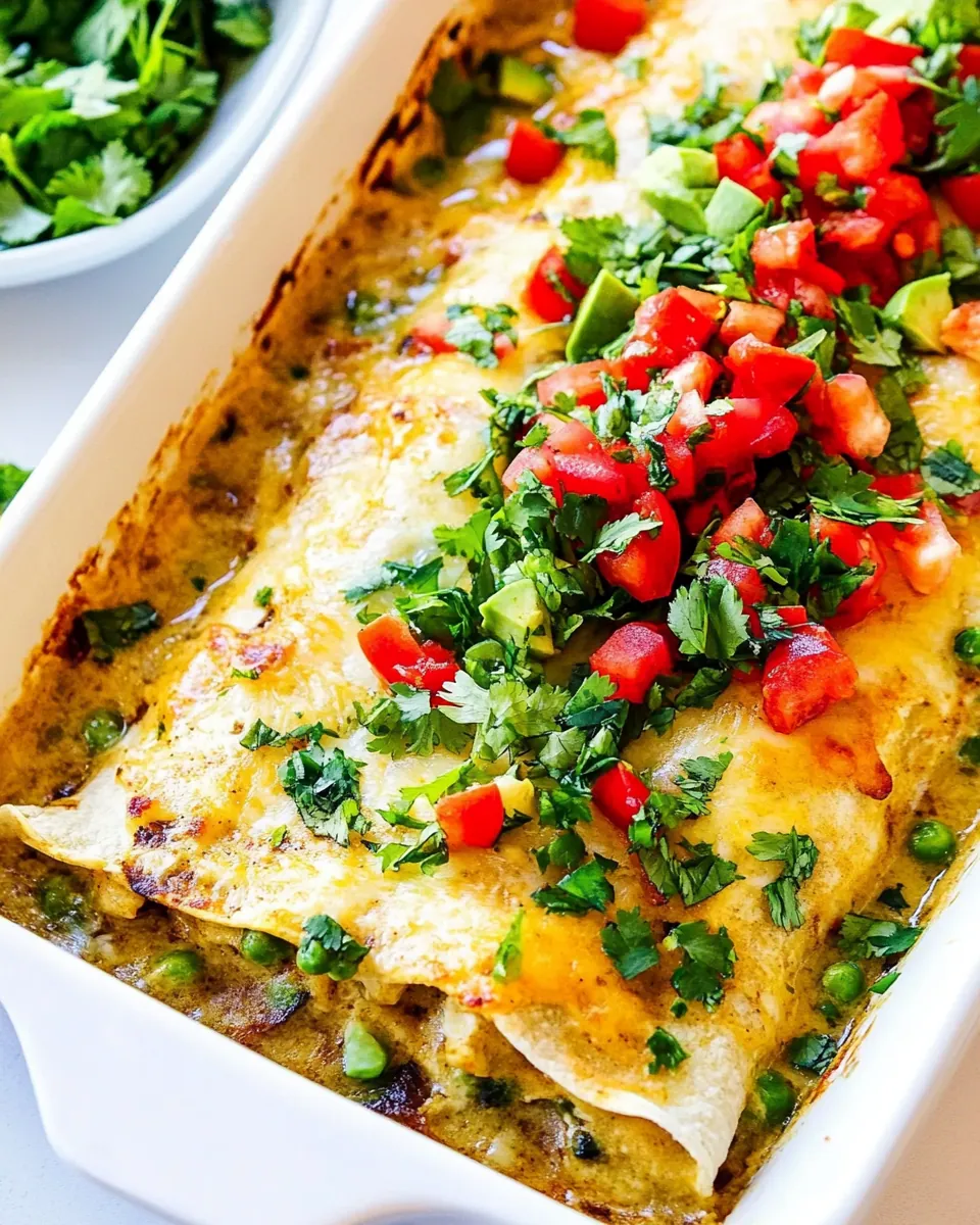 Green Chile Enchiladas