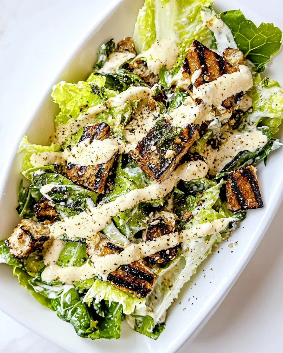 Grilled Caesar Salad