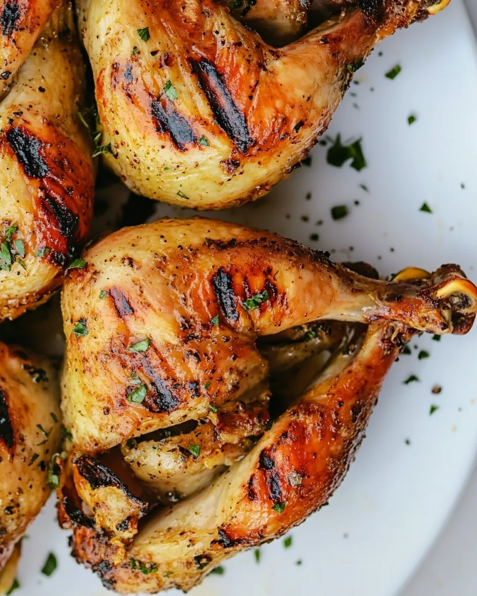 Grilled Cornish Hens