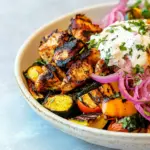 Grilled Mediterranean Chicken and Vegetables