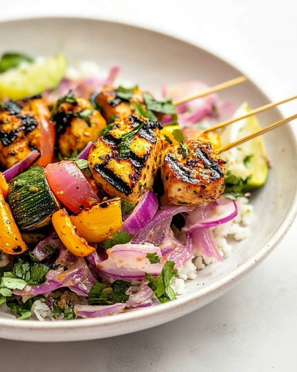 Grilled Mediterranean Chicken and Vegetables