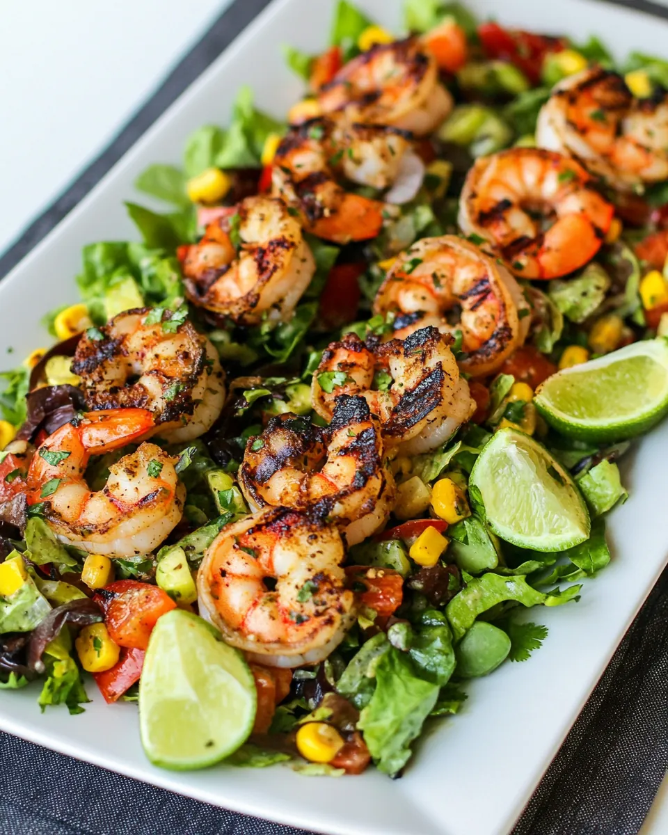 Grilled Shrimp Salad