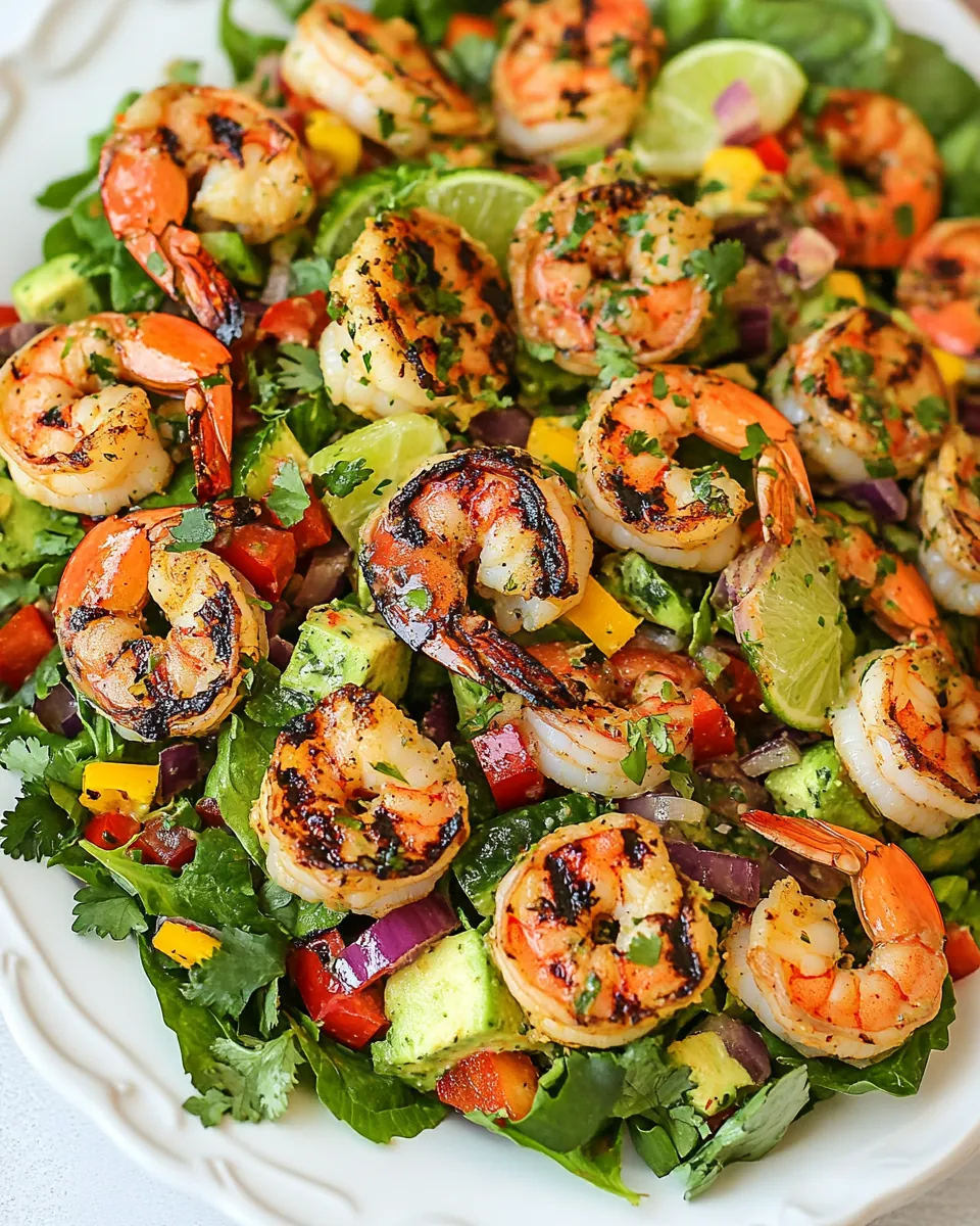Grilled Shrimp Salad