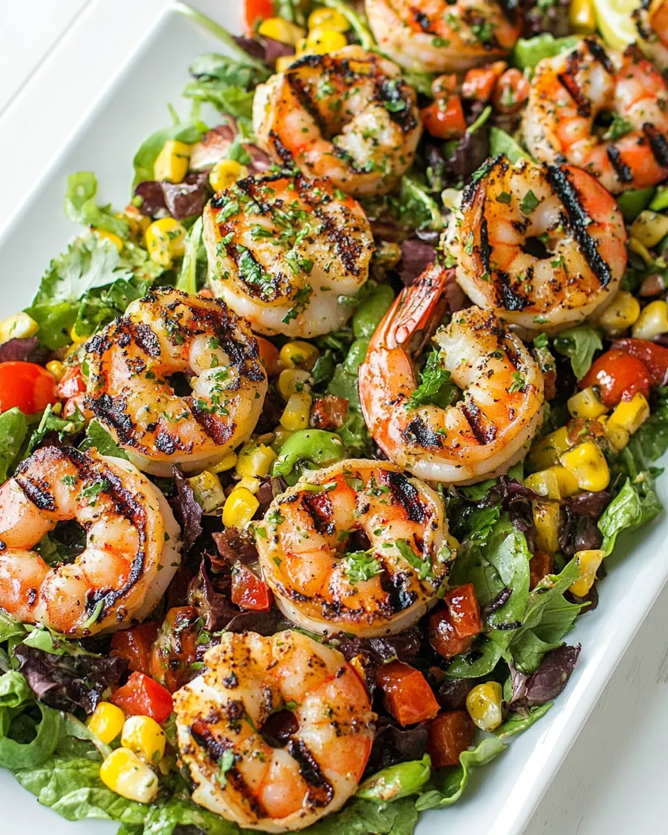 Grilled Shrimp Salad