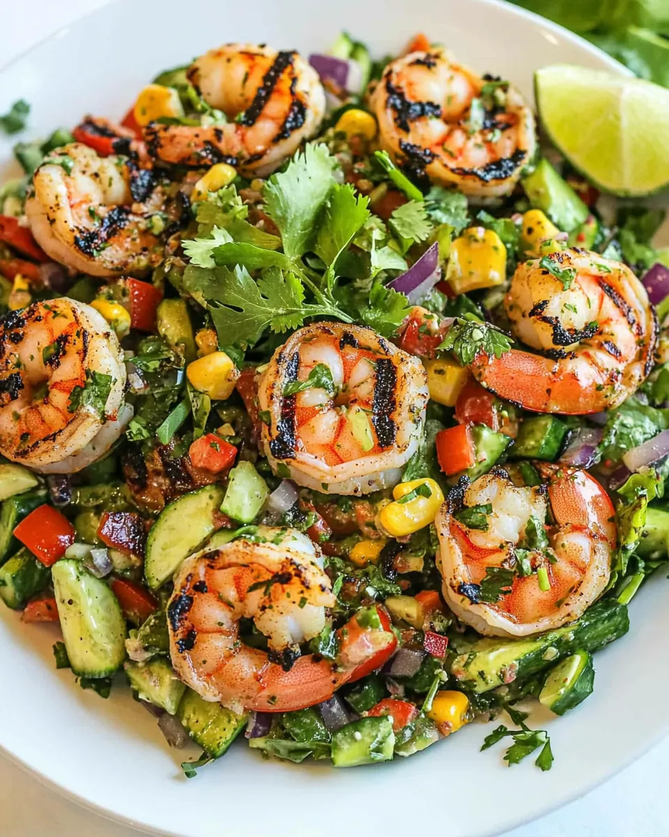 Grilled Shrimp Salad