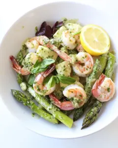 Grilled Shrimp and Asparagus Salad