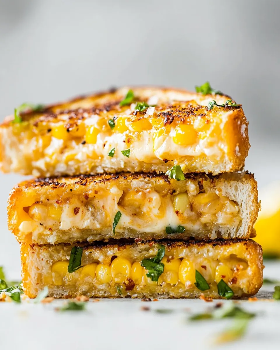 Grilled Street Corn Grilled Cheese
