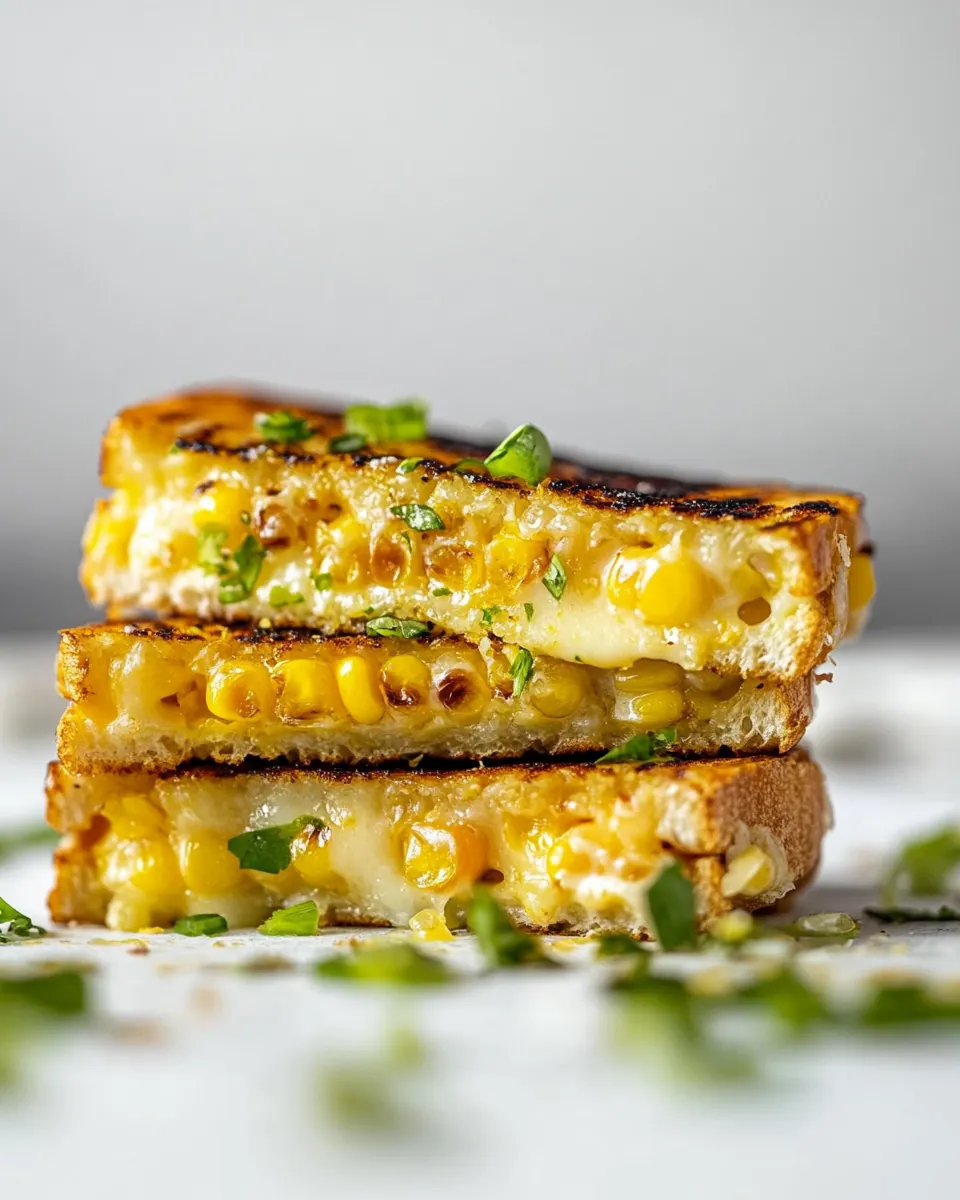 Grilled Street Corn Grilled Cheese