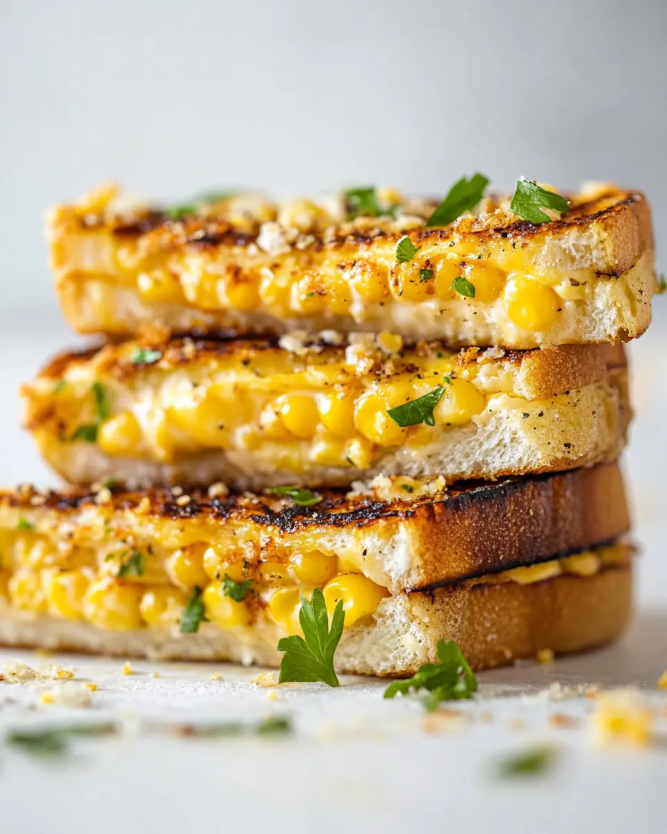 Grilled Street Corn Grilled Cheese