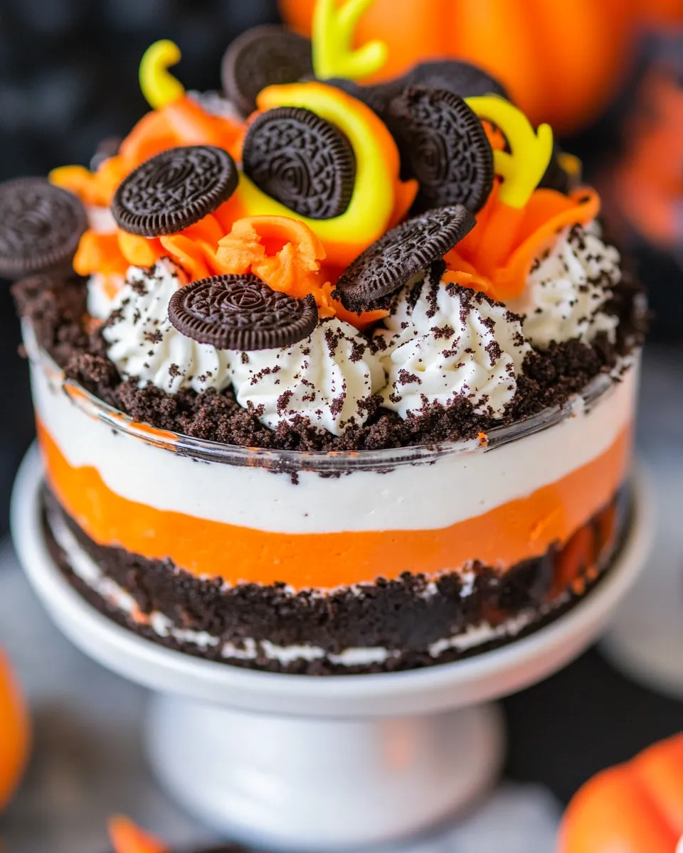 Halloween Oreo Dirt Cake
