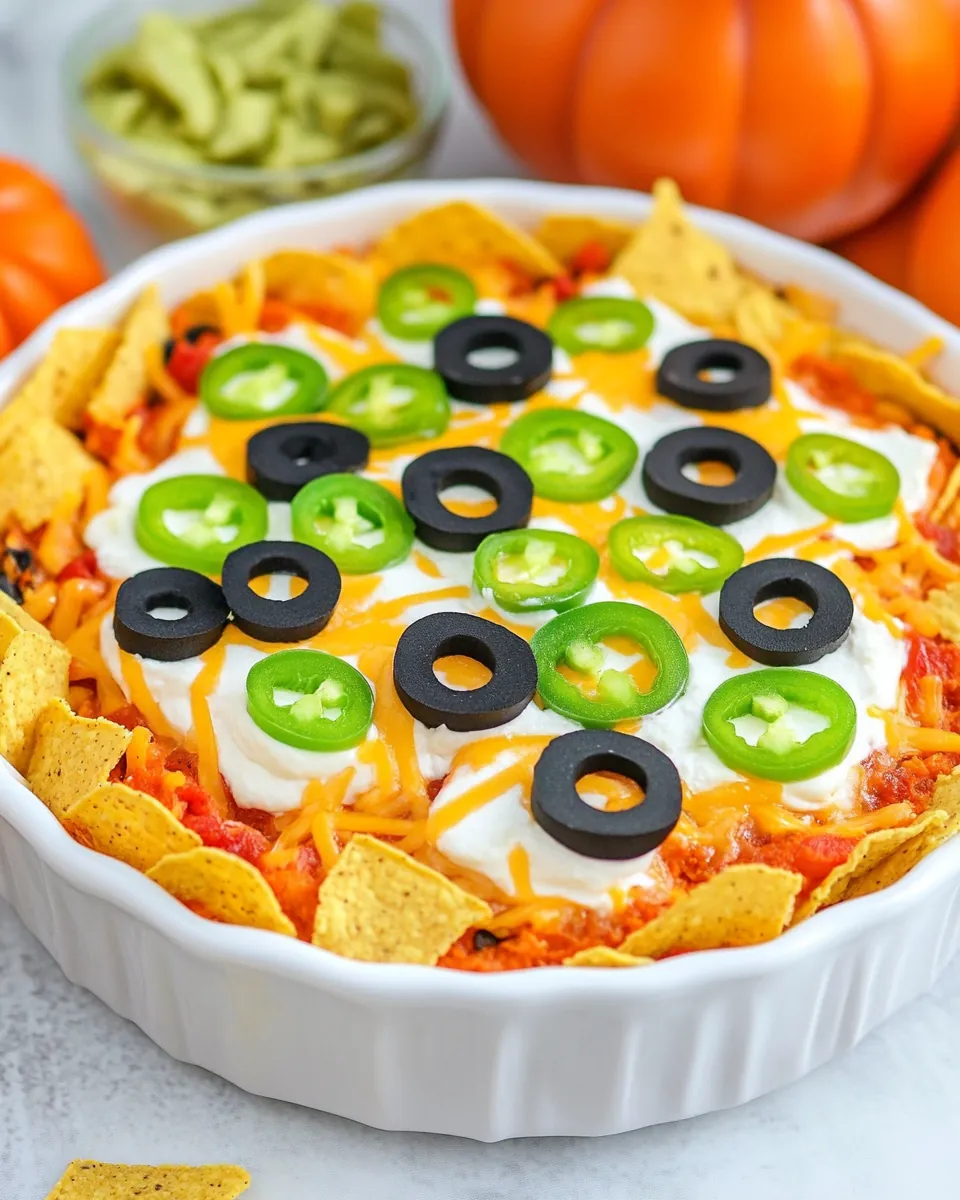 Halloween Taco Dip