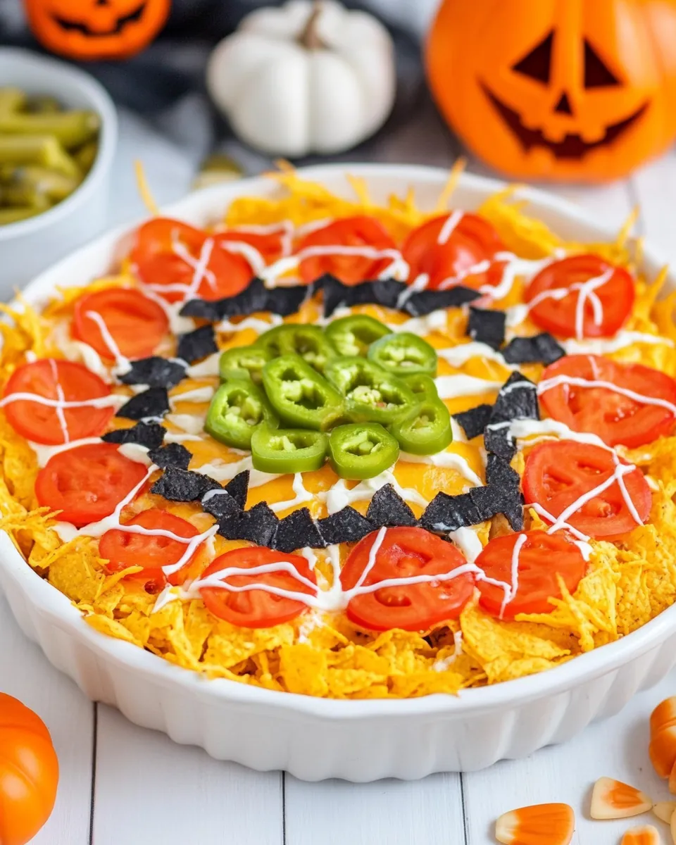 Halloween Taco Dip