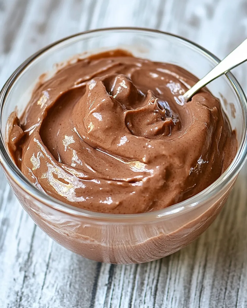 Hard Boiled Egg Chocolate Pudding