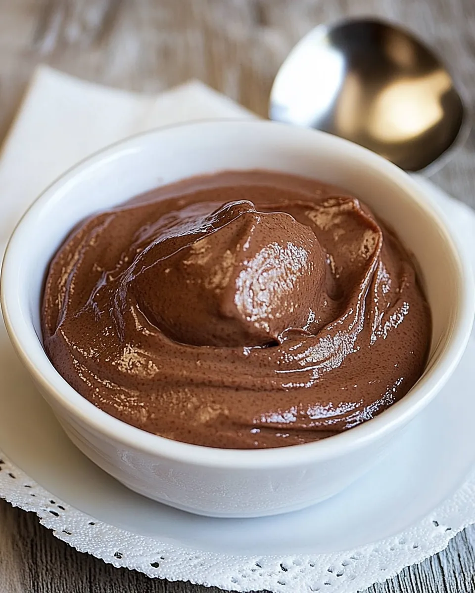 Hard Boiled Egg Chocolate Pudding