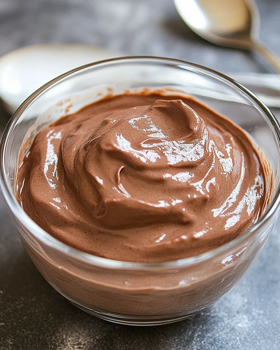 Hard Boiled Egg Chocolate Pudding